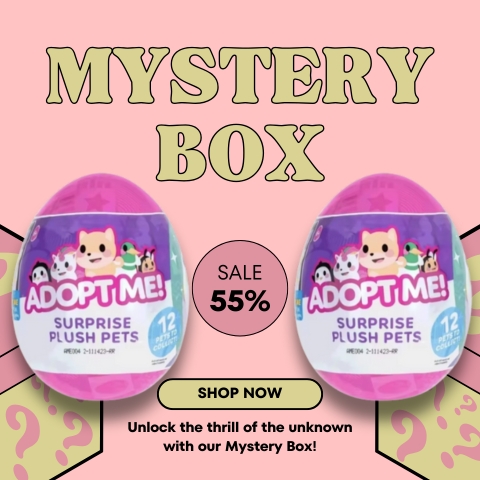 🎁 Adopt Me Blind Box Surprise Plush Toy – Adorable Mystery Easter Egg Gift