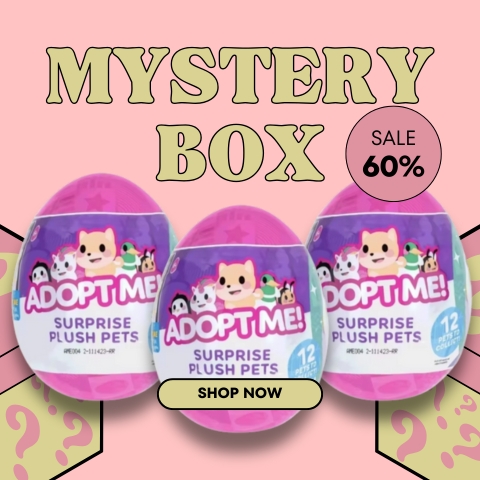 🎁 Adopt Me Blind Box Surprise Plush Toy – Adorable Mystery Easter Egg Gift