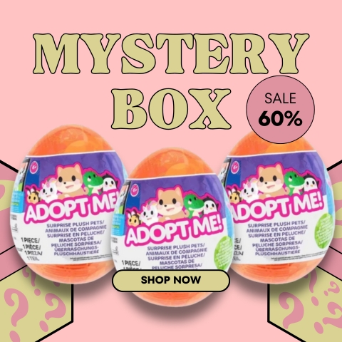 🎁 Adopt Me Blind Box Surprise Plush Toy – Adorable Mystery Easter Egg Gift