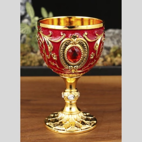 Vintage Metal Wine Cups