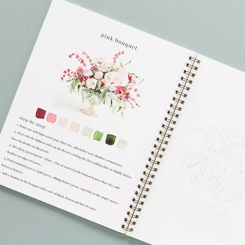 🖼️Beginner-Friendly💕 Watercolor Workbook