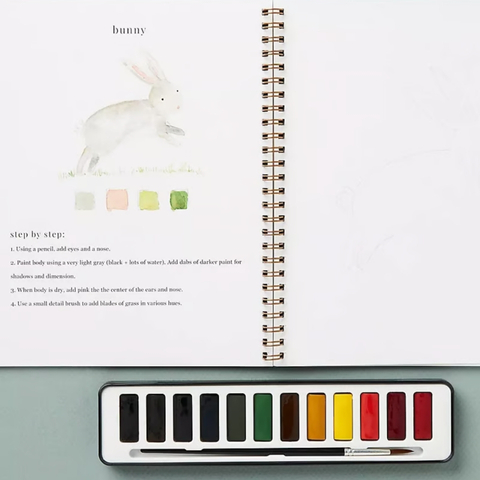 🖼️Beginner-Friendly💕 Watercolor Workbook