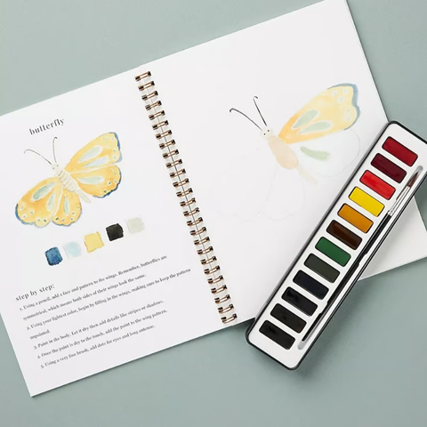 🖼️Beginner-Friendly💕 Watercolor Workbook