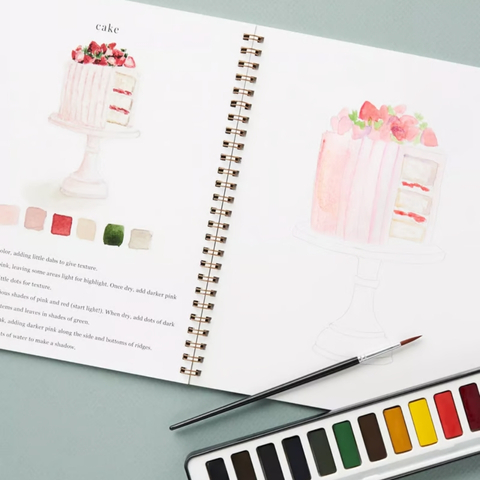 🖼️Beginner-Friendly💕 Watercolor Workbook