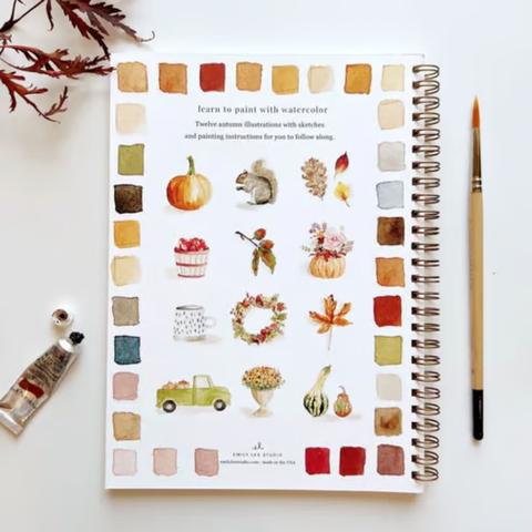 🖼️Beginner-Friendly💕 Watercolor Workbook