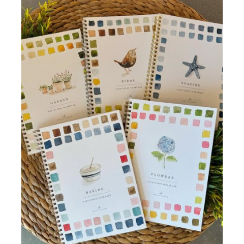 🖼️Beginner-Friendly💕 Watercolor Workbook