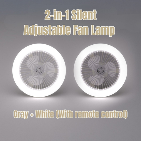 [⚡️BEST DEAL TODAY] 🔥 2-in-1 Silent Adjustable Fan Lamp with Remote Control for The Bedroom