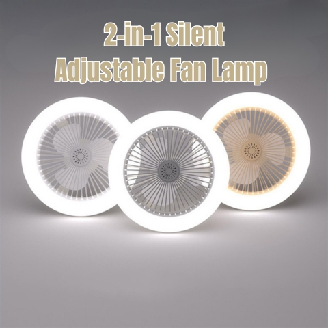 [⚡️BEST DEAL TODAY] 🔥 2-in-1 Silent Adjustable Fan Lamp with Remote Control for The Bedroom