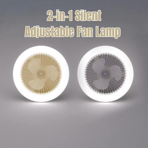 [⚡️BEST DEAL TODAY] 🔥 2-in-1 Silent Adjustable Fan Lamp with Remote Control for The Bedroom