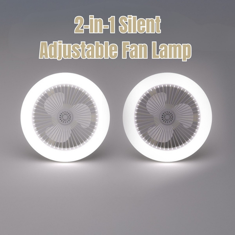 [⚡️BEST DEAL TODAY] 🔥 2-in-1 Silent Adjustable Fan Lamp with Remote Control for The Bedroom