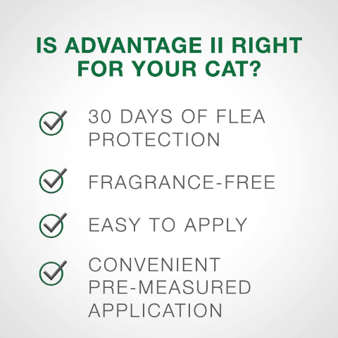Advantage II Flea Treatment For Cats, 5 To 9 Lbs