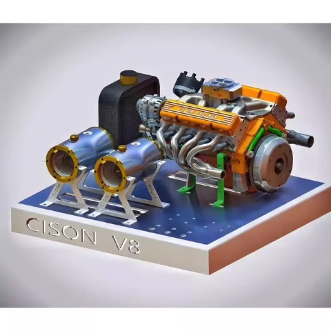 🔥Last 4 hours Sale: Save 89%-Gasoline OHV V8 Small-block Engine Model Kits