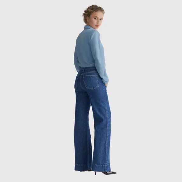 ⭐ 2024 Best Selling Jeans 👖 Tall Wide Leg Denim Trouser