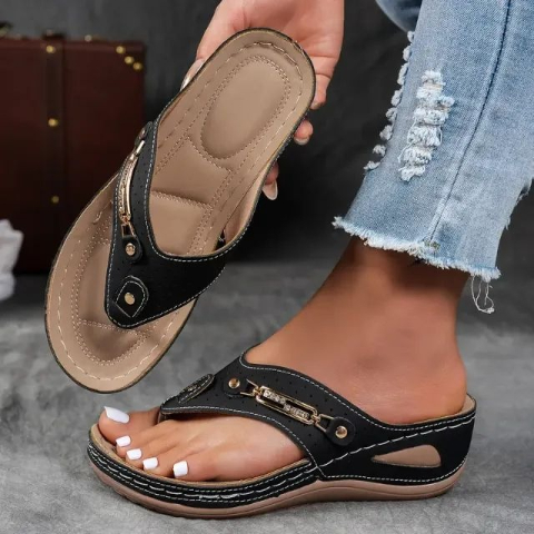 🔥Thank You for Being Our Customer😍 Women's Comfortable Breathable Mesh Orthopedic Sports Slippers - Arch Support