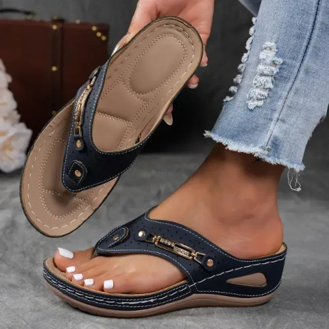 🔥Thank You for Being Our Customer😍 Women's Comfortable Breathable Mesh Orthopedic Sports Slippers - Arch Support
