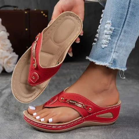 🔥Thank You for Being Our Customer😍 Women's Comfortable Breathable Mesh Orthopedic Sports Slippers - Arch Support
