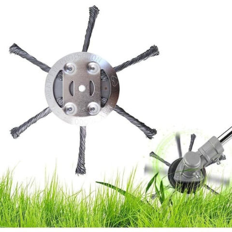 🔥BUY 2 GET 1 FREE 👨‍🌾6 inch Steel Wire Brush Cutter Trimmer Head