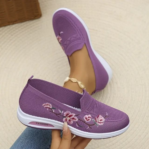 💥Hot Special Discount 70% OFF💥Women's breathable embroidered shoes, soft, comfortable & fashionable