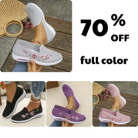 💥Hot Special Discount 70% OFF💥Women's breathable embroidered shoes, soft, comfortable & fashionable