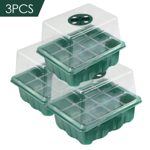 Spring Hot Sale 50% 🌱 Adjustable Humidity Seed Starter Trays with Grow Light