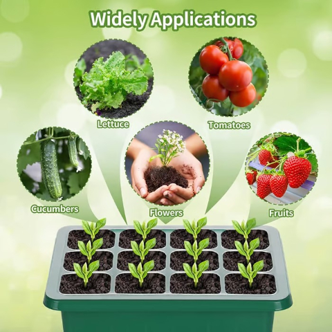 Spring Hot Sale 50% 🌱 Adjustable Humidity Seed Starter Trays with Grow Light