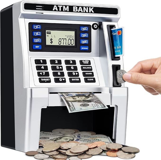 The Modern Personal ATM & Digital Piggy Bank -  Fun, Secure Saving for All Ages 💰
