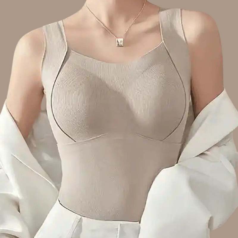 🎉Hot Selling Thickened Warm Tank Top with Shelf Bra