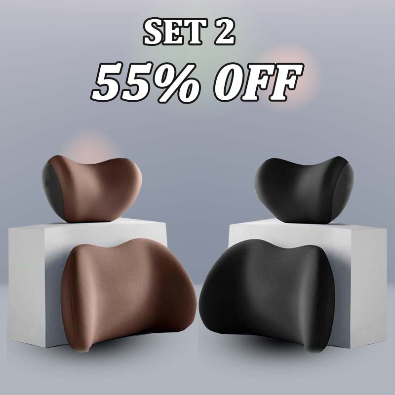💥Hot Sale 49% OFF - Car Headrest & Lumbar Support Cushionimage🎁