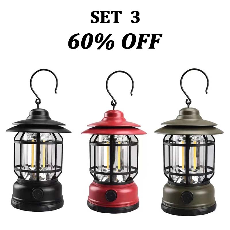 🔥Last Day 70% OFF🔥Portable Retro Camping Lamp🎉 - Buy 2PCS Free Shipping