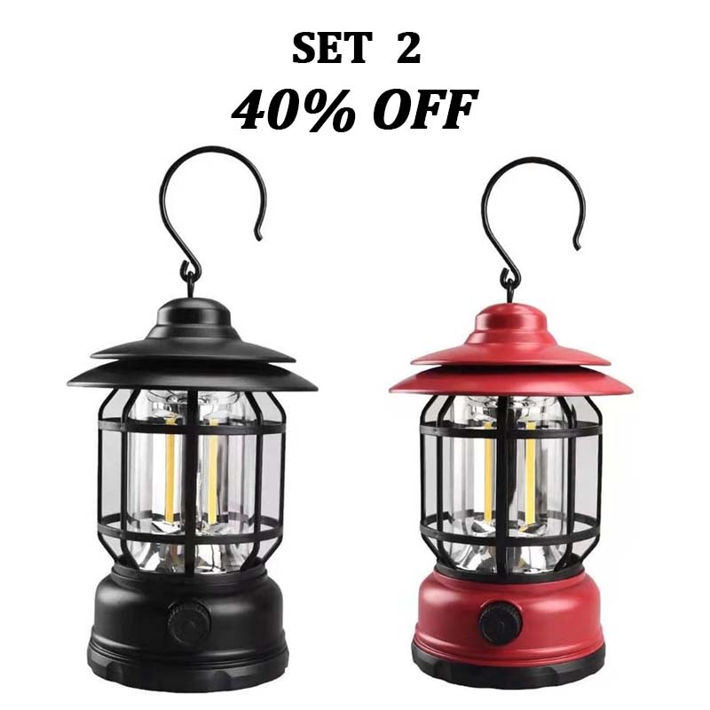 🔥Last Day 70% OFF🔥Portable Retro Camping Lamp🎉 - Buy 2PCS Free Shipping