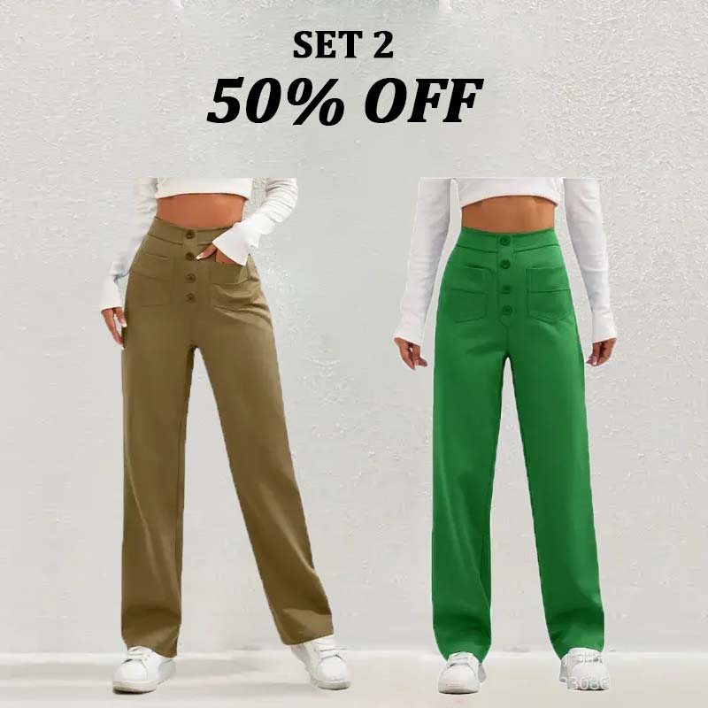 (✨End-of-season Sale 50%) Women's Casual High Waist Stretch Pants