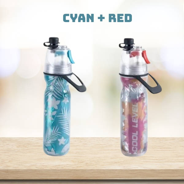 Mist & Sip Sports Water Bottle – Large Capacity for Adults & Kids