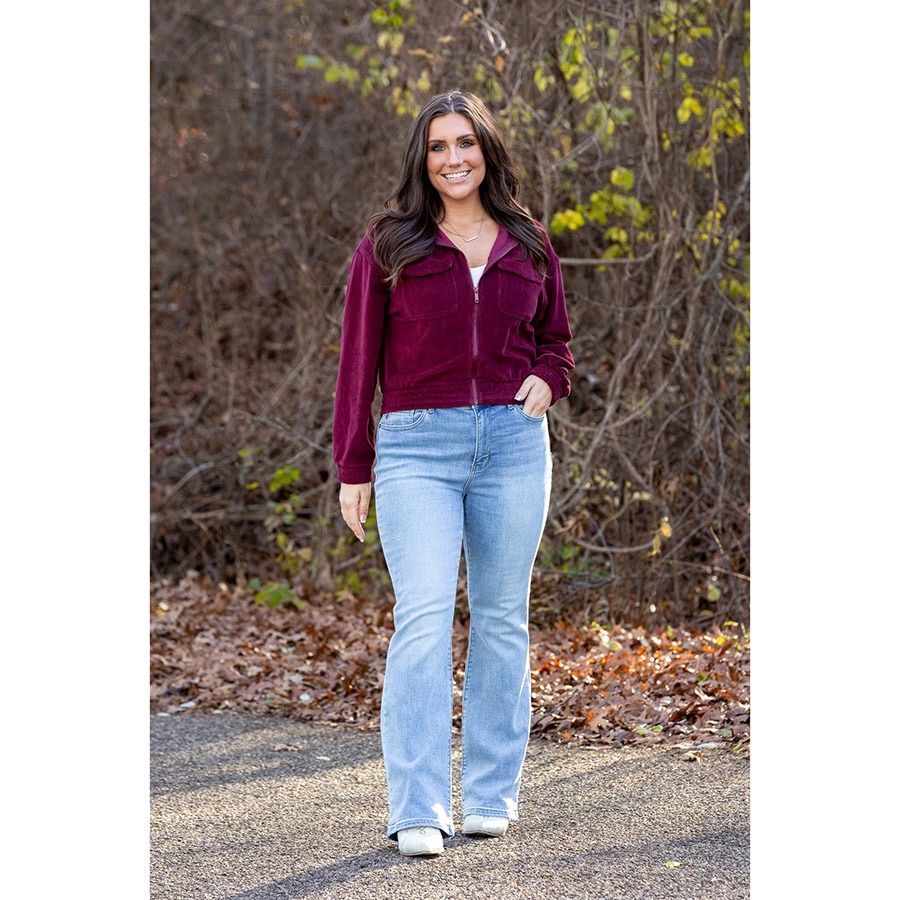 Mid Rise Thermal Bootcut Jeans 🔥