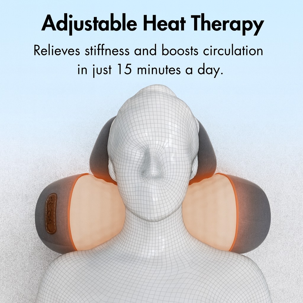 3 In 1 Neck Massage Pillow