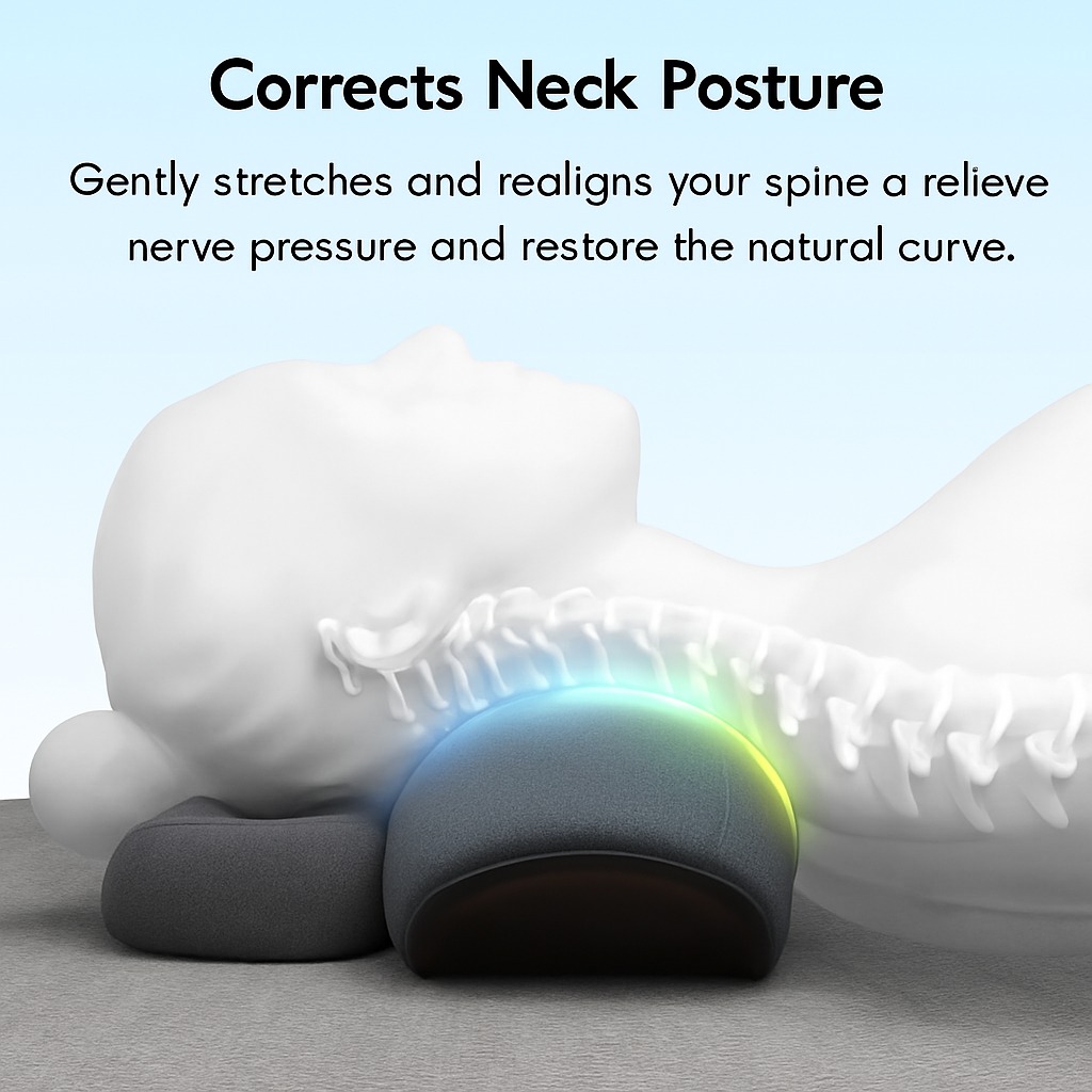 3 In 1 Neck Massage Pillow