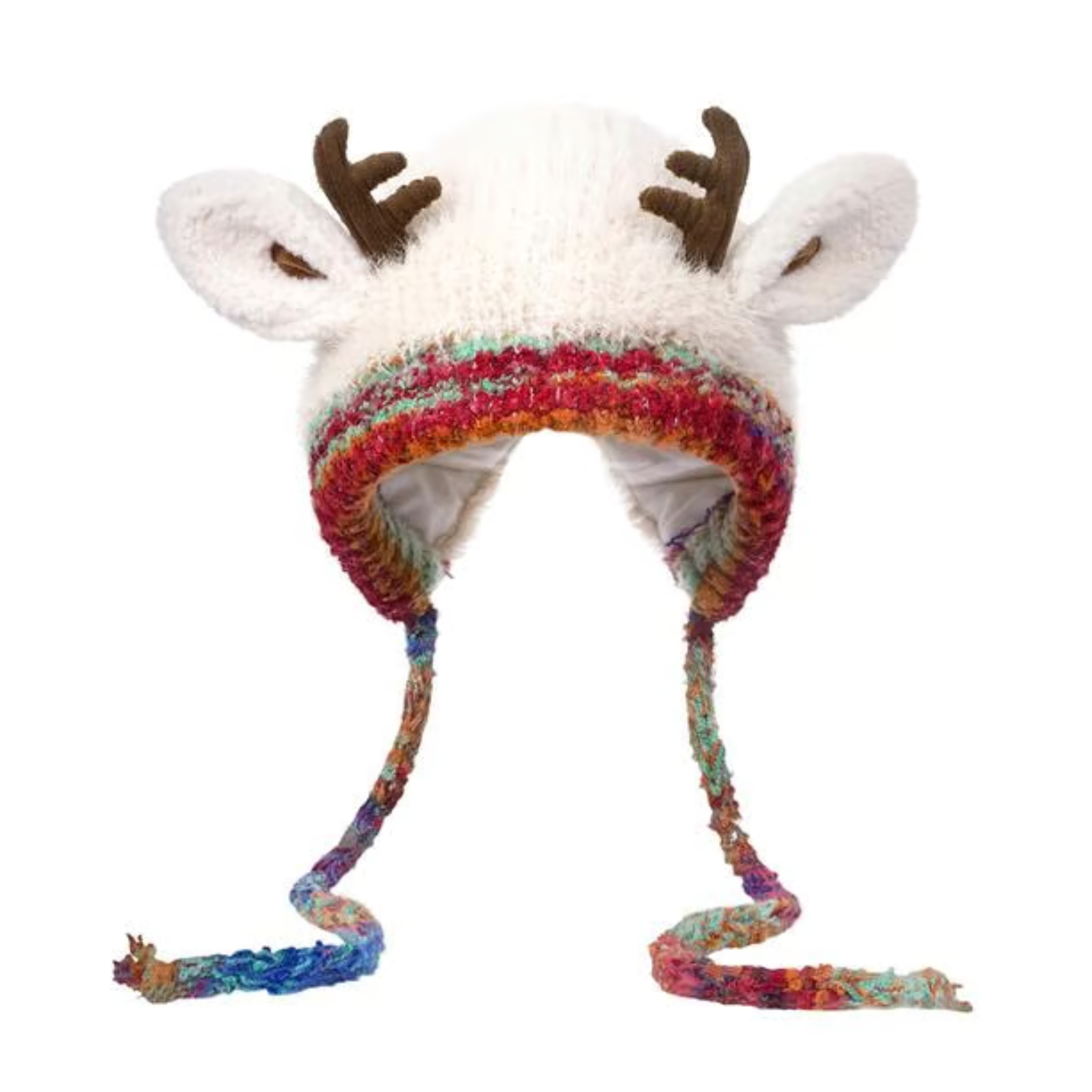 🦌🎄 Christmas Sale 49% OFF! 🧶 Original Design Handmade Festive Christmas Antler Hat  (🎁Perfect Gift)