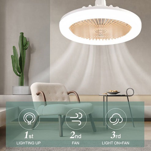 [⚡️BEST DEAL TODAY] 🔥 2-in-1 Silent Adjustable Fan Lamp with Remote Control for The Bedroom