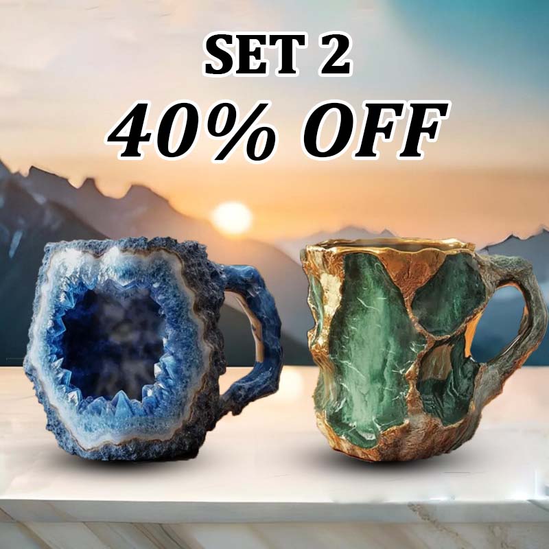 ✨Last Day 51% OFF🔥2025 New Mineral Crystal Coffee Mugs☕️