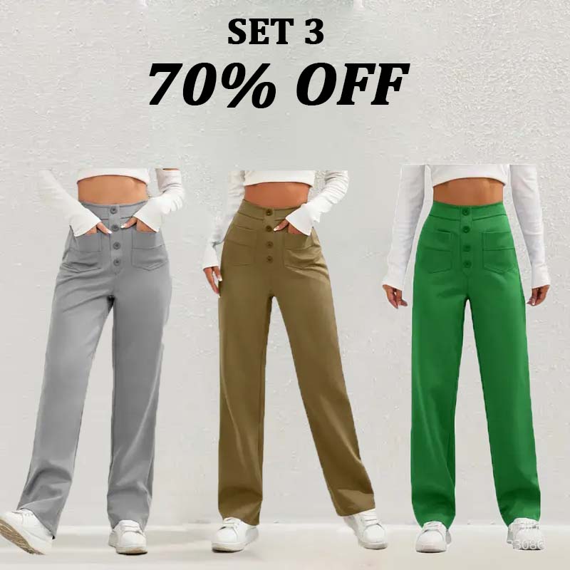 (✨End-of-season Sale 50%) Women's Casual High Waist Stretch Pants