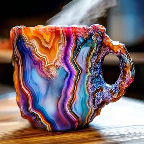 ✨Last Day 51% OFF🔥2025 New Mineral Crystal Coffee Mugs☕️