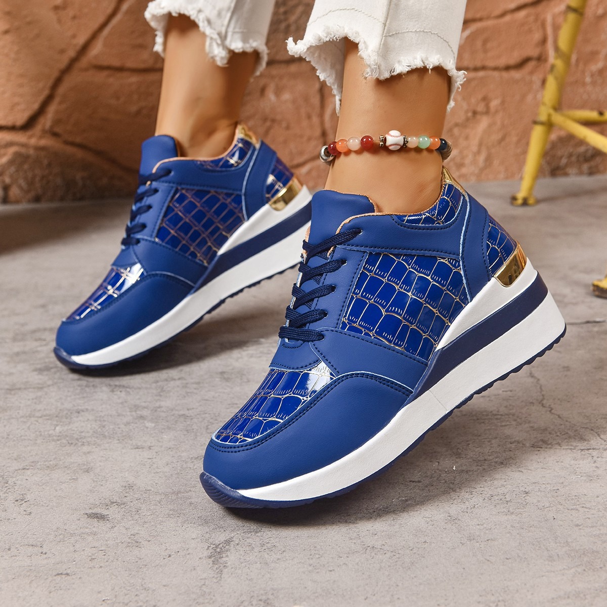 🔥Best Seller-Last Day Sale 60% OFF🔥Plaid Design Women's Casual Sneakers