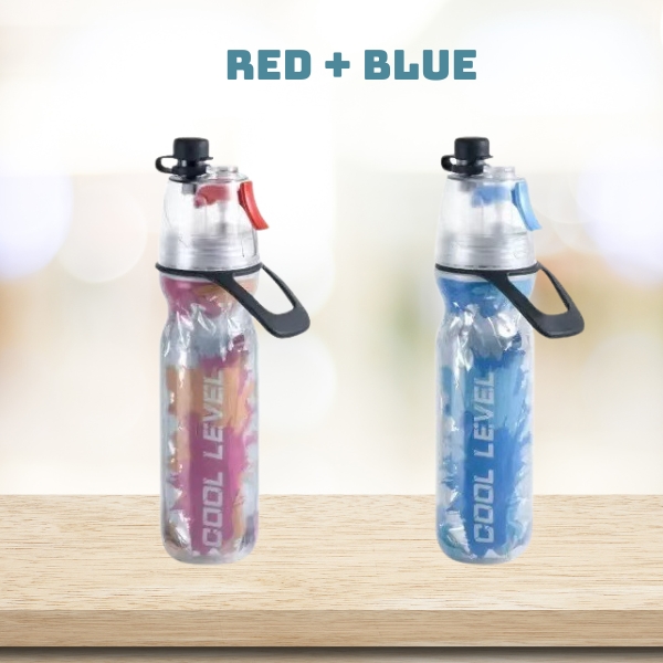 Mist & Sip Sports Water Bottle – Large Capacity for Adults & Kids