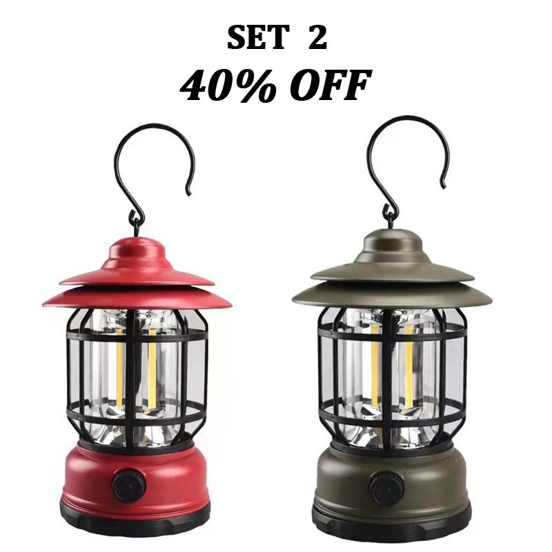 🔥Last Day 70% OFF🔥Portable Retro Camping Lamp🎉 - Buy 2PCS Free Shipping