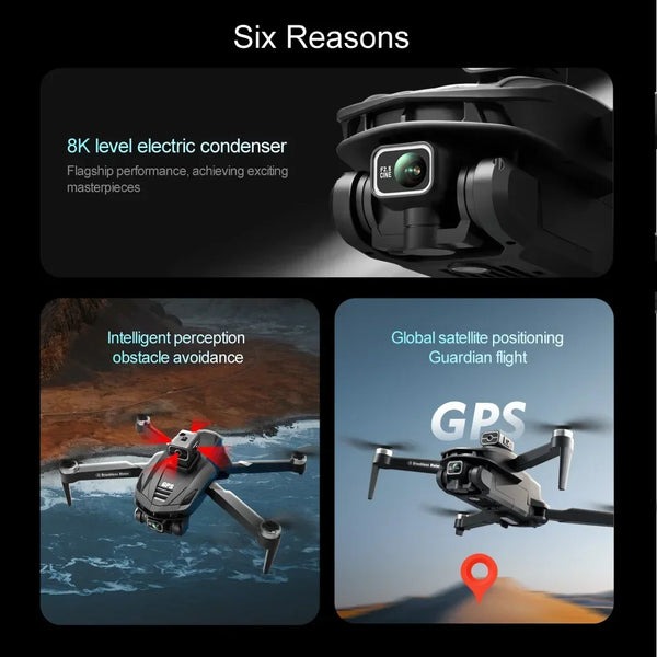 V168 MAX PRO Drone GPS 8K Professional