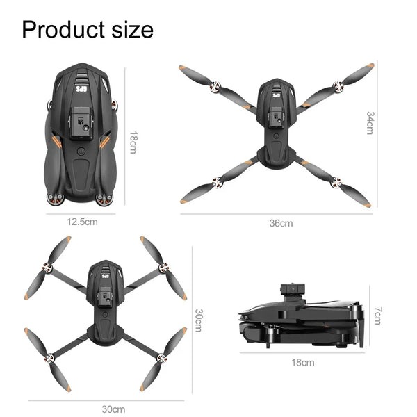 V168 MAX PRO Drone GPS 8K Professional
