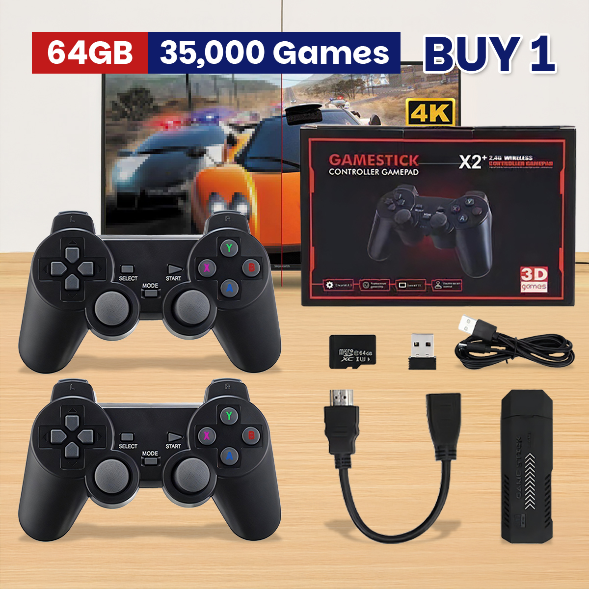 🎉Limited-Time Price Drop🎉 58,000 Preloaded Games | 43 Consoles | 2 Wireless Controllers