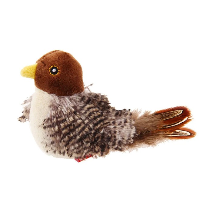 Interactive Chirping Bird Cat Toy 🐧