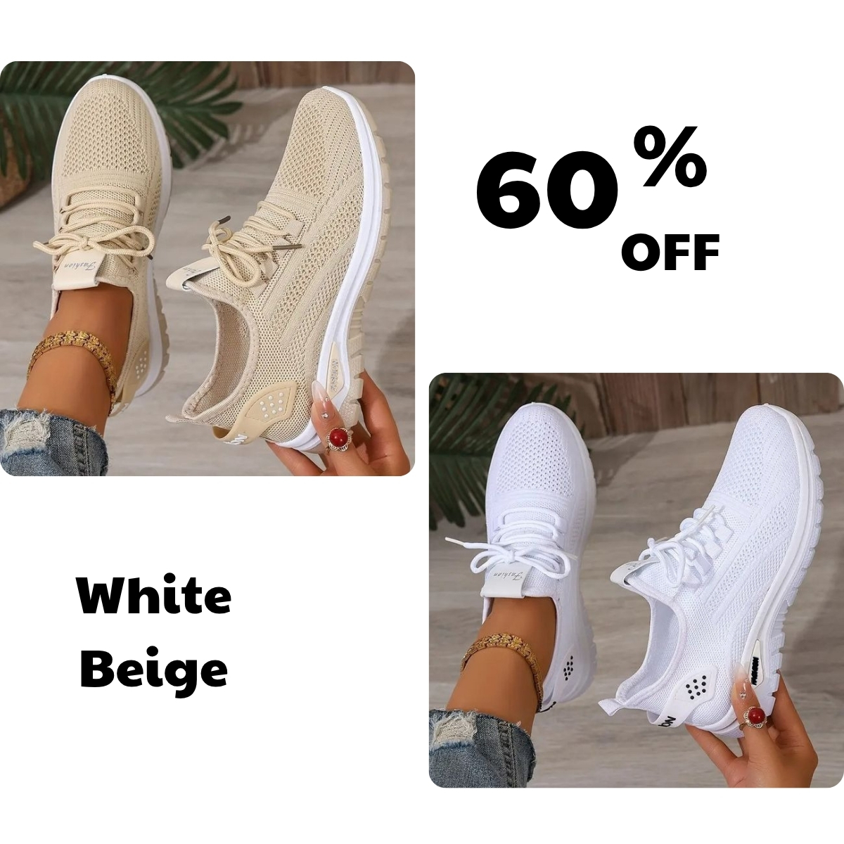 💥Hot Special Discount 70% OFF💥 Women's Lightweight Casual Sneakers, Ultra Soft Sole, Breathable, Comfortable When Walking