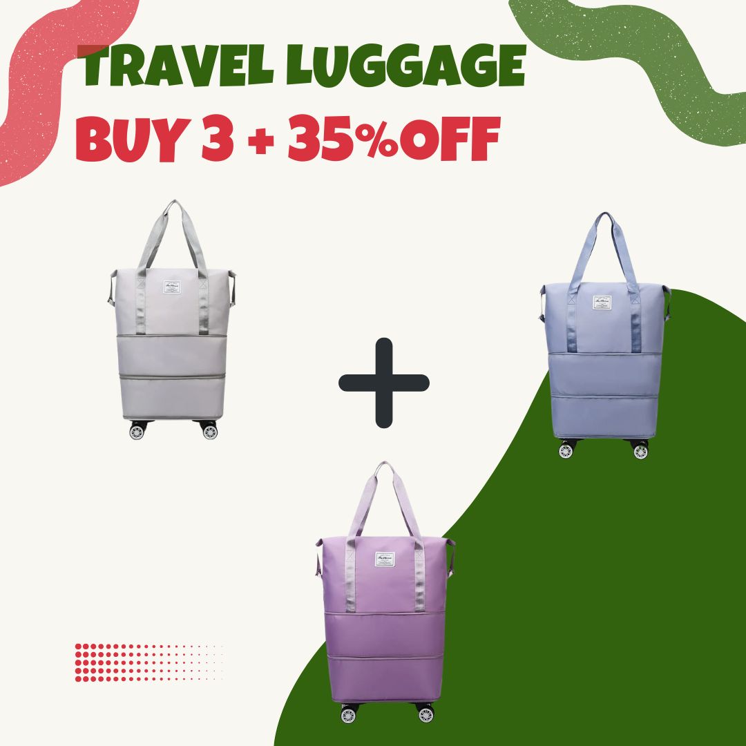 2025 New Large Capacity Travel Bag - Universal Wheel Removable