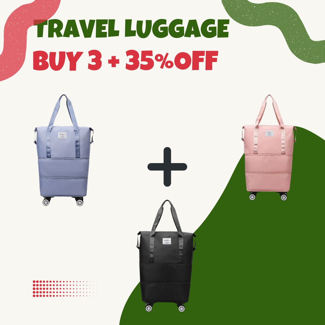 2025 New Large Capacity Travel Bag - Universal Wheel Removable